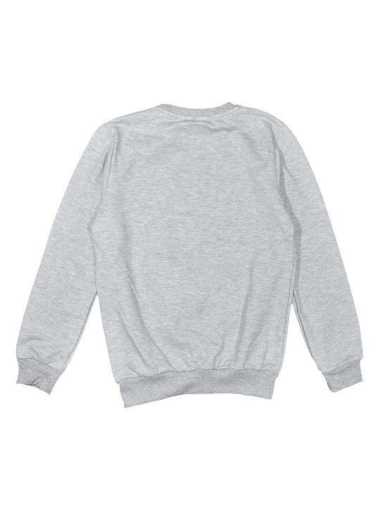 Детска Ватирана Блуза 'Classic Comfort' за Момче - Сив Меланж"