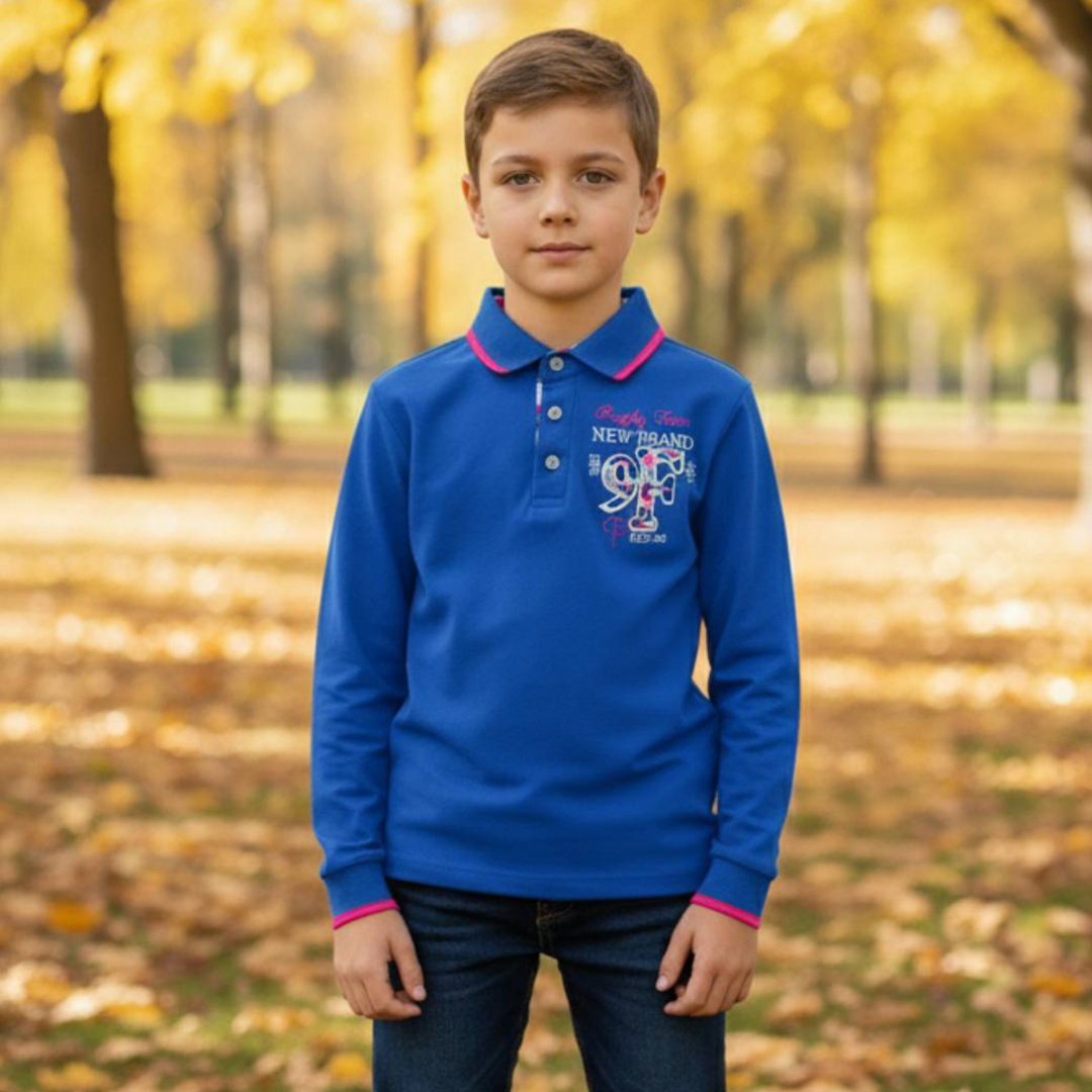 Памучна детска блуза за момче