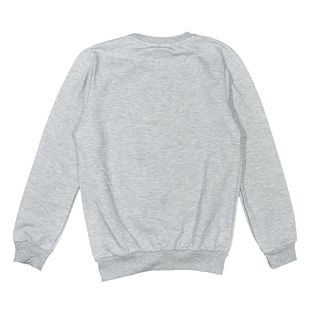 Детска Ватирана Блуза 'Classic Comfort' за Момче - Сив Меланж"