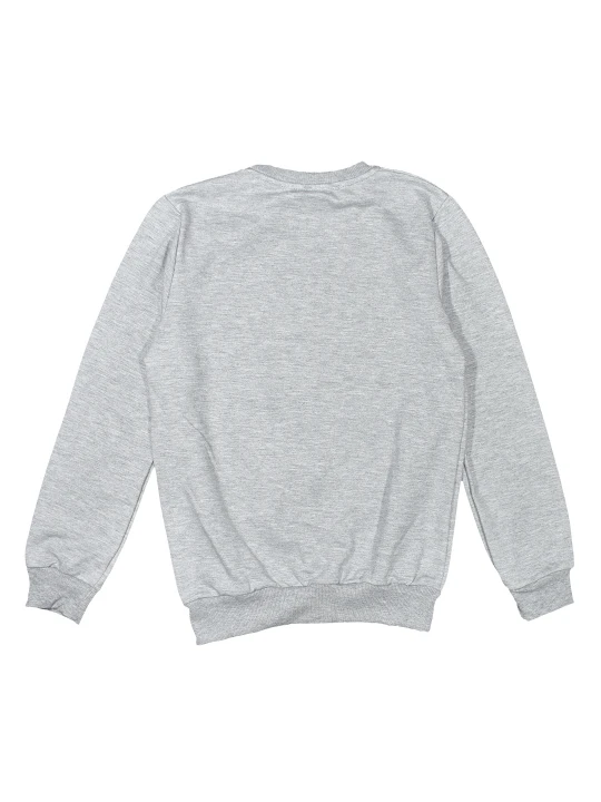 Детска Ватирана Блуза 'Classic Comfort' за Момче - Сив Меланж"