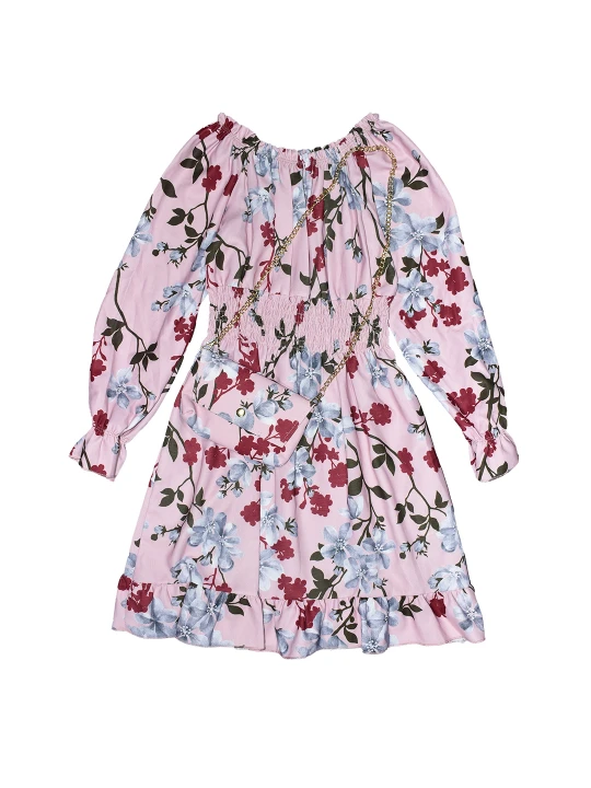Пролетен Цвят: Разцъфтяла Флорална Рокля за Момичета Пролетен Цвят: Разцъфтяла Флорална Рокля за Момичета