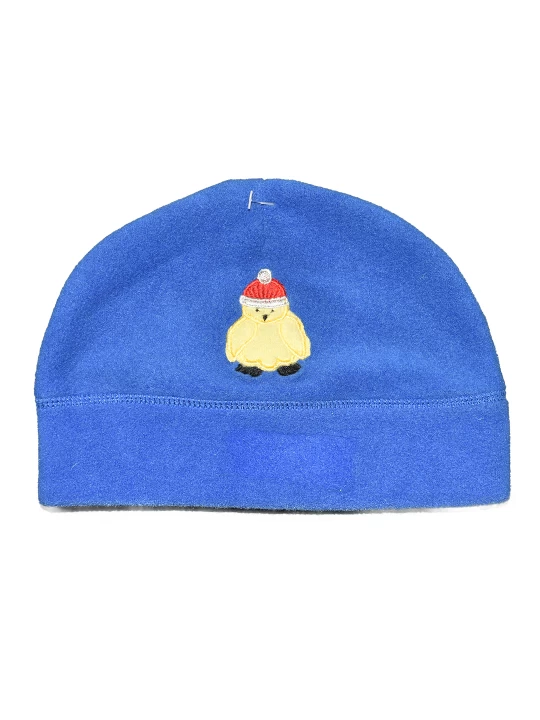 Зимен Пингвин: Бебешка Шапка 'Синьо Веселие' за Момче Зимен Пингвин: Бебешка Шапка 'Синьо Веселие' за Момче