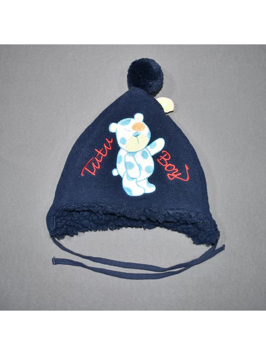 Мечешки Зимни Игри: Бебешка Шапка 'Полярен Приятел' за Момче Мечешки Зимни Игри: Бебешка Шапка 'Полярен Приятел' за Момче