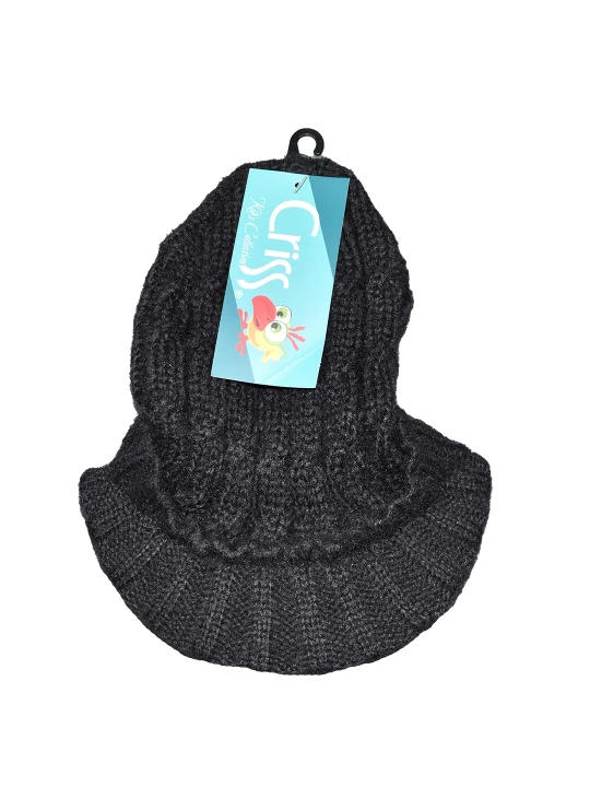 Плетена Шапка 'Зимни Приключения' с Козирка за Момиче Плетена Шапка 'Зимни Приключения' с Козирка за Момиче