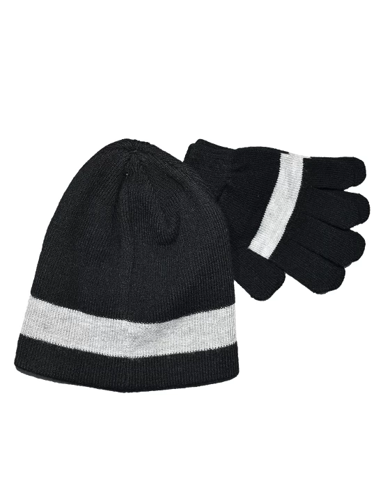 Гонитба към Зимни Забавления: Комплект Шапка и Ръкавици 'Скоростен Шампион' за Момче Гонитба към Зимни Забавления: Комплект Шапка и Ръкавици 'Скоростен Шампион' за Момче