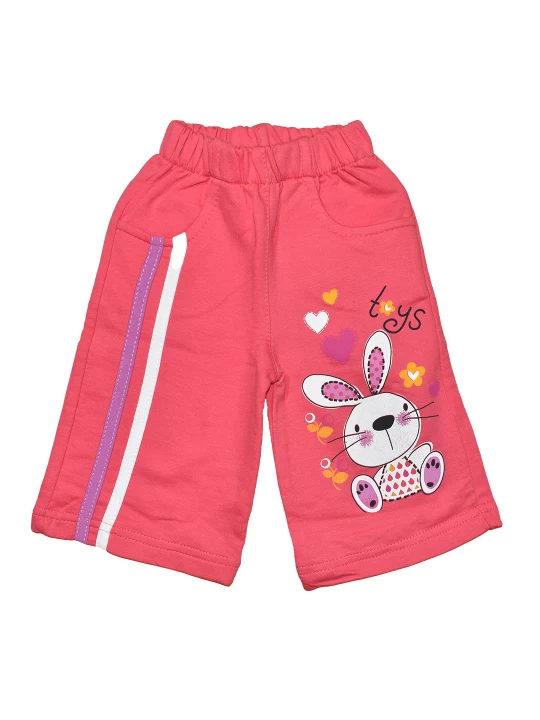 Детски къси панталонки за момиче със зайче