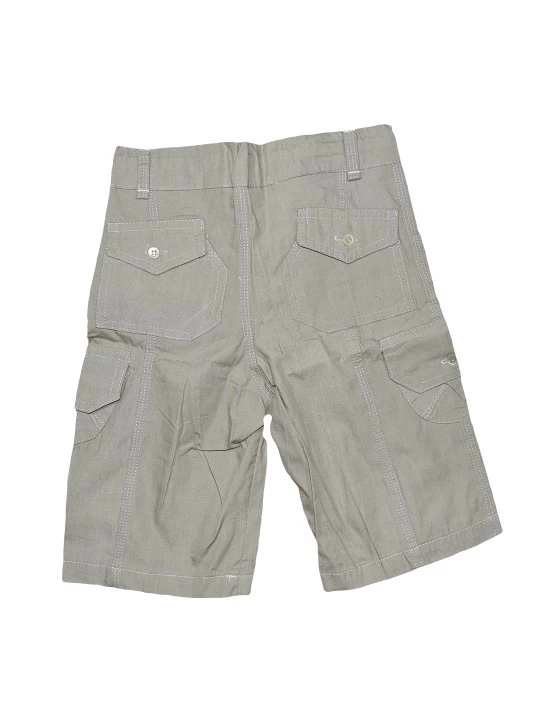 Детски къси панталнки със странични джобове в бежово Детски къси панталнки със странични джобове в бежово