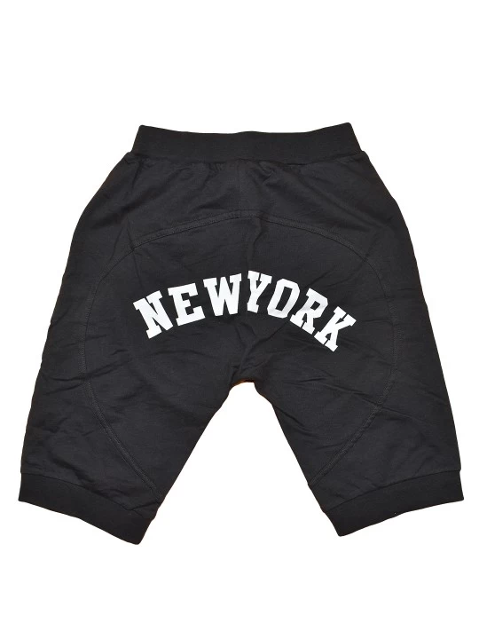 Детски къси панталони за момче със звезда в тъмно сиво Детски къси панталони за момче със звезда в тъмно сиво