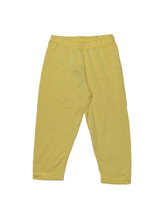 Детски летен 7/8 клин за момиче в жълто Детски летен 7/8 клин за момиче в жълто