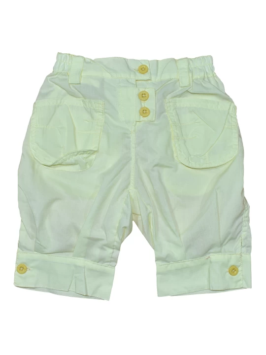 Детски къси панталонки за момиче в светло жълто Детски къси панталонки за момиче в светло жълто