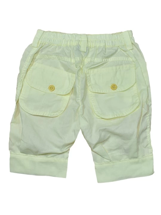 Детски къси панталонки за момиче в светло жълто Детски къси панталонки за момиче в светло жълто