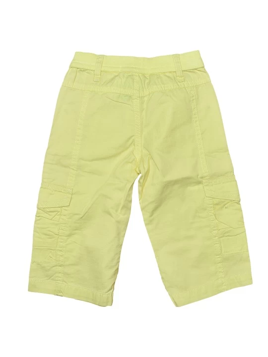 Детски 7/8 памучни панталонки за момиче в светло жълто Cichlid Детски 7/8 памучни панталонки за момиче в светло жълто Cichlid