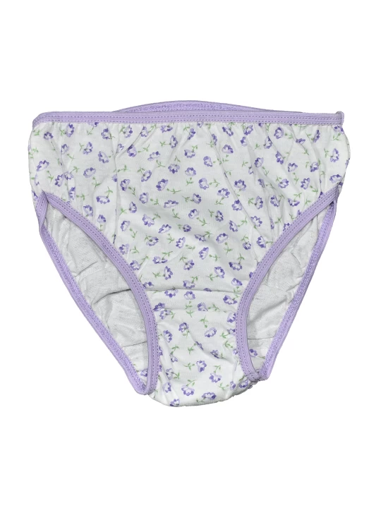 Нежни Бебешки Бикини с Лилави Цветни Кантове - Радостта на Лят Нежни Бебешки Бикини с Лилави Цветни Кантове - Радостта на Лят