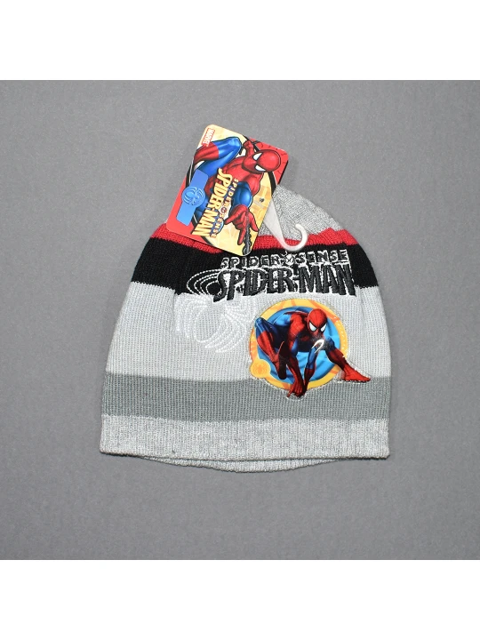 Спортна Шапка в Сиво, Черно и Червено за Момче Спортна Шапка в Сиво, Черно и Червено за Момче