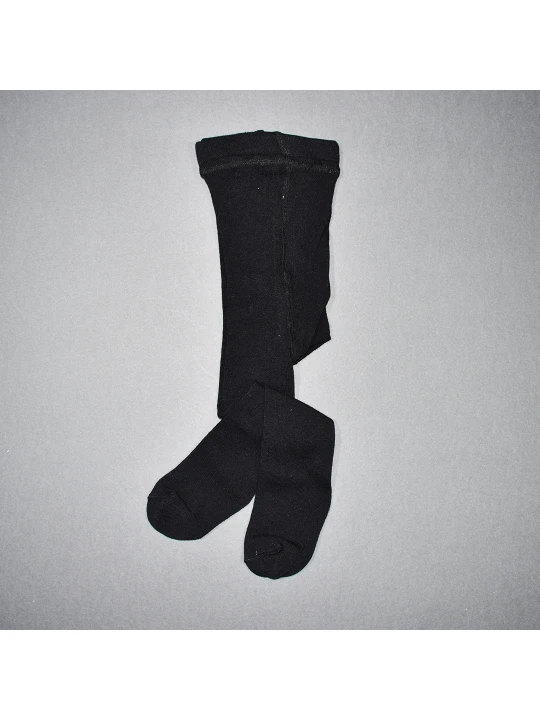 Класически Черен Памучен Чорапогащник за Момичета - Универсалност и Стил Класически Черен Памучен Чорапогащник за Момичета - Универсалност и Стил