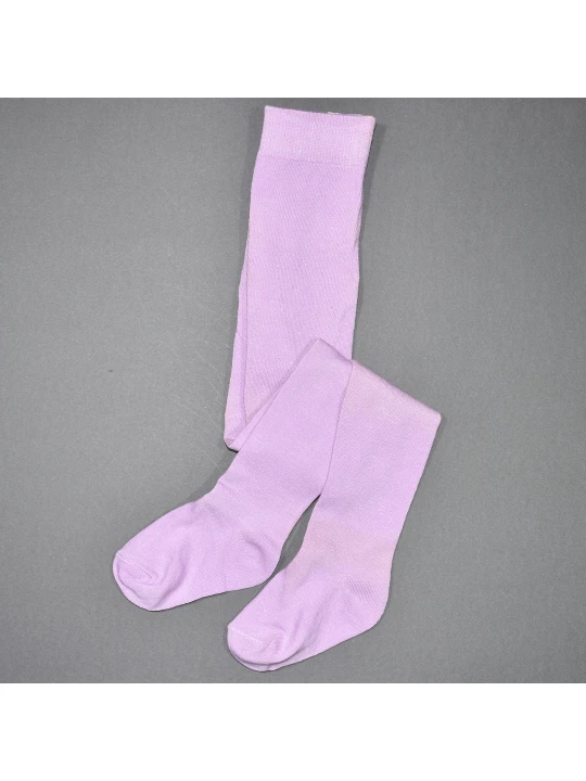 Детски чорапогащник за момиче виолетов Плътен Детски чорапогащник за момиче виолетов Плътен