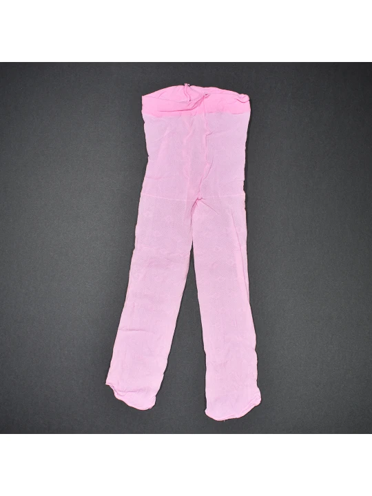 Розов чорапогащник с нежни украшения за момичета - 40 den Розов чорапогащник с нежни украшения за момичета - 40 den