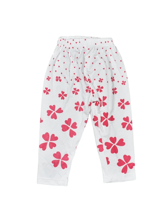 Детски летен клин за момиче в бяло на цветя Детски летен клин за момиче в бяло на цветя