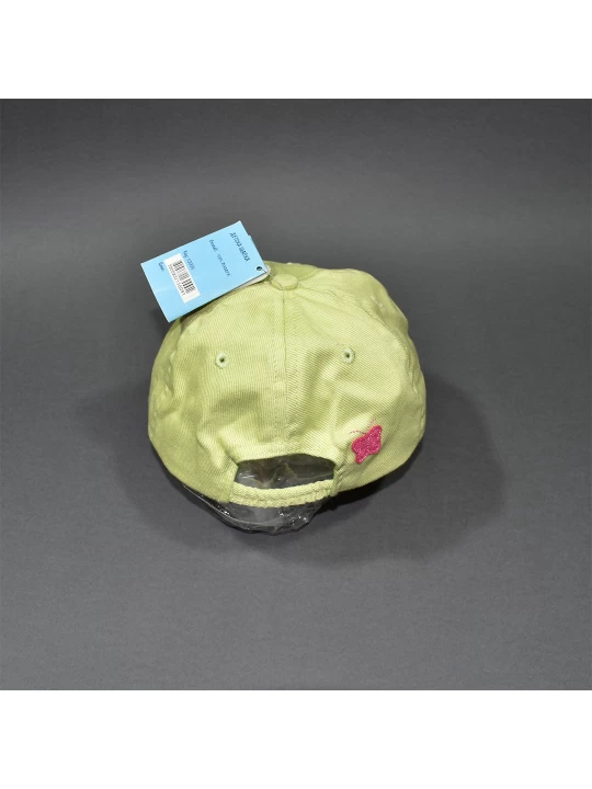 Забавна детска шапка за момиче с козирка в жълто и надпис Bart Забавна детска шапка за момиче с козирка в жълто и надпис Bart