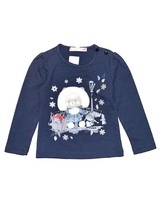 "Зимна Приказка" - Детска Блуза за Момиче с Лека Вата "Зимна Приказка" - Детска Блуза за Момиче с Лека Вата