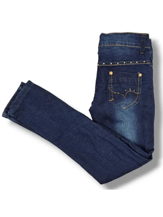 Ватирани детски дънки за момиче меки и комфортни Ватирани детски дънки за момиче меки и комфортни