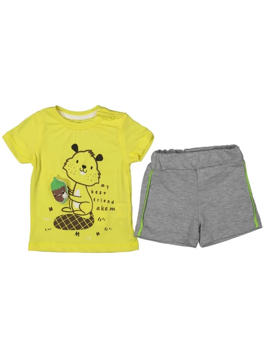 Бебешки летен комплект за момче Бебешки летен комплект за момче