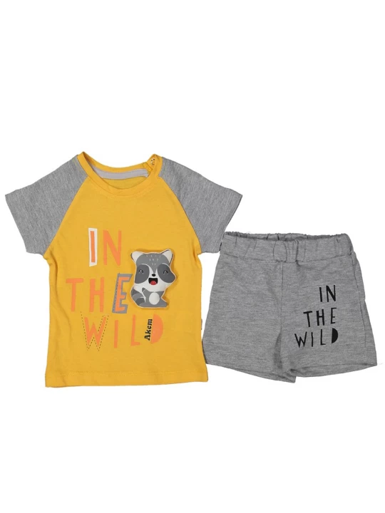 Бебешки летен комплект за момче Бебешки летен комплект за момче