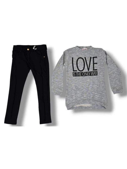 Памучен детски комплект за момиче Памучен детски комплект за момиче