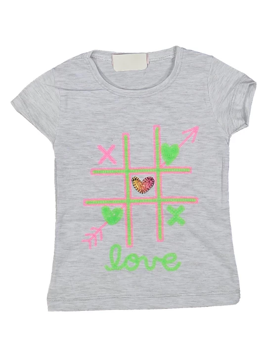 Памучна тениска за момиче Памучна тениска за момиче