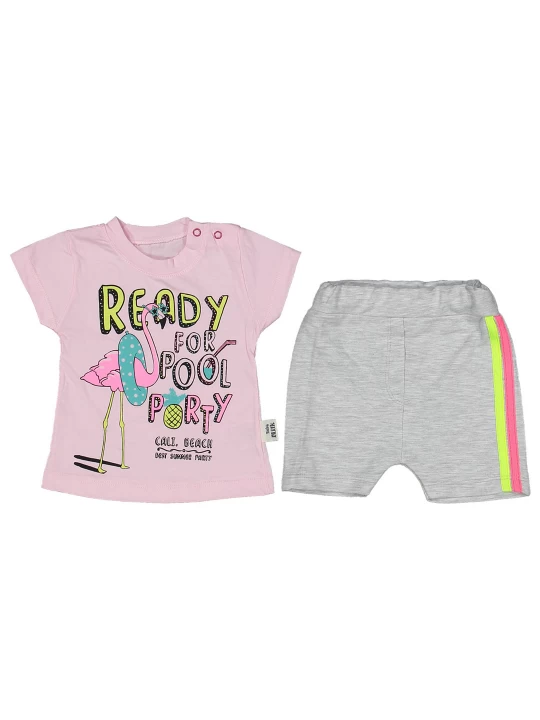 Принцесата на лятото - бебешки летен комплект за момиче Принцесата на лятото - бебешки летен комплект за момиче