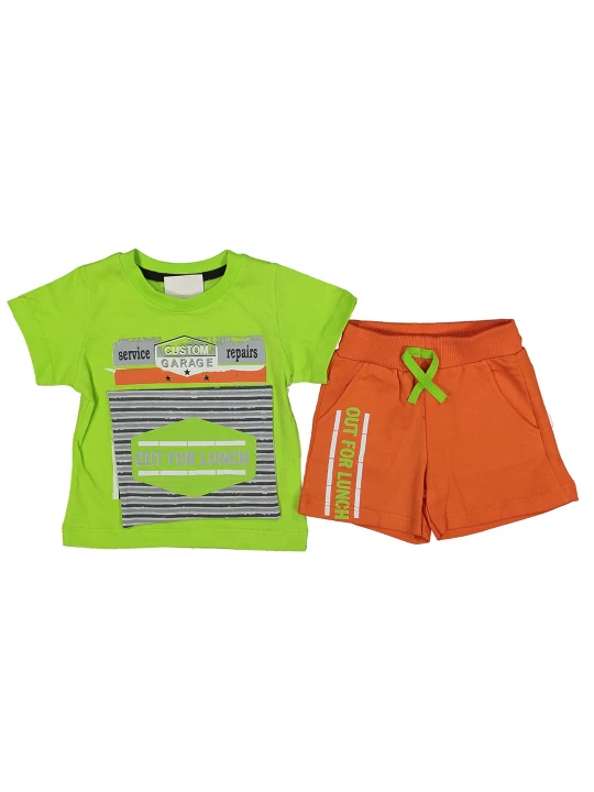 Бебешки летен комплект за момче Бебешки летен комплект за момче