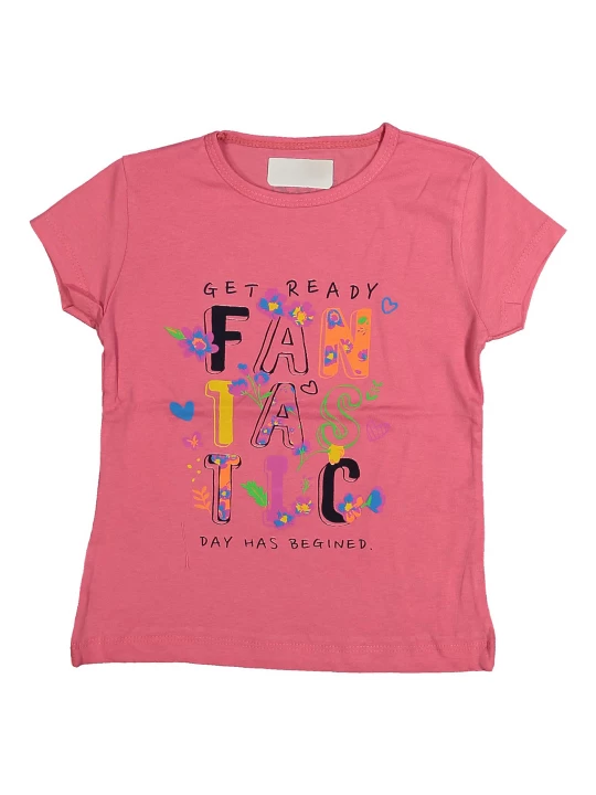 Памучна тениска за момиче Памучна тениска за момиче