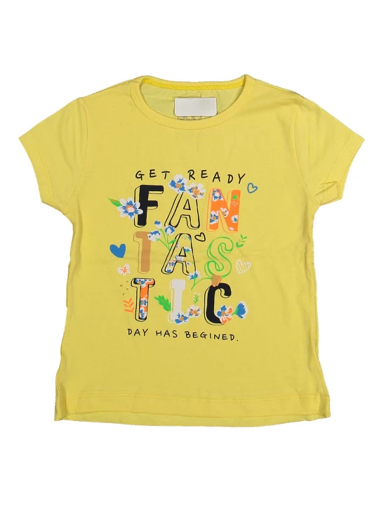 Памучна тениска за момиче 