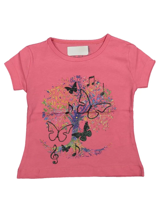 Памучна тениска за момиче Памучна тениска за момиче