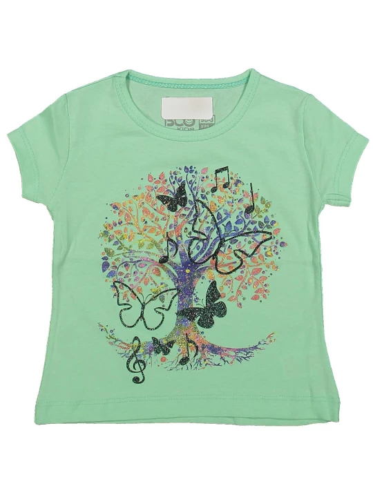 Памучна тениска за момичe Памучна тениска за момичe