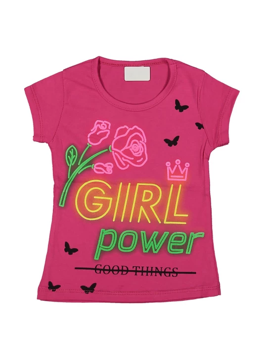 Памучна тениска за момиче