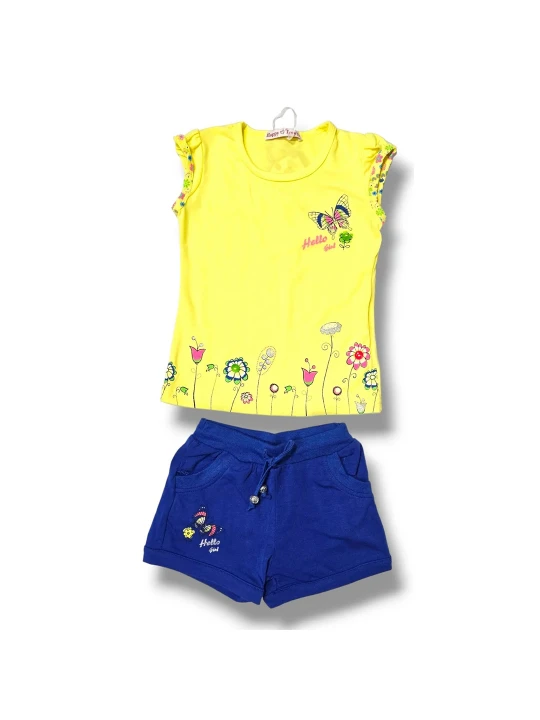 Бебешки летен комплект за момиче Бебешки летен комплект за момиче