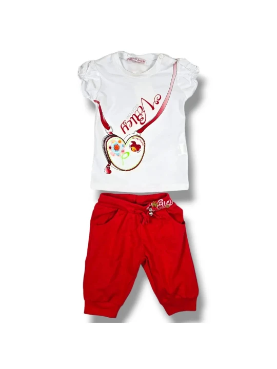 Бебешки летен комплект за момиче Бебешки летен комплект за момиче