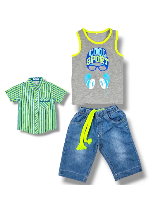 Детски летен комплект за момче Детски летен комплект за момче