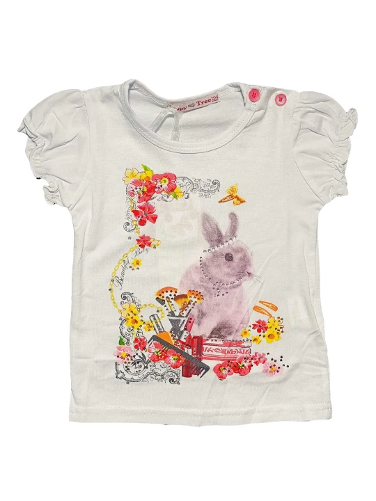 Бебешка тениска за момиче Бебешка тениска за момиче