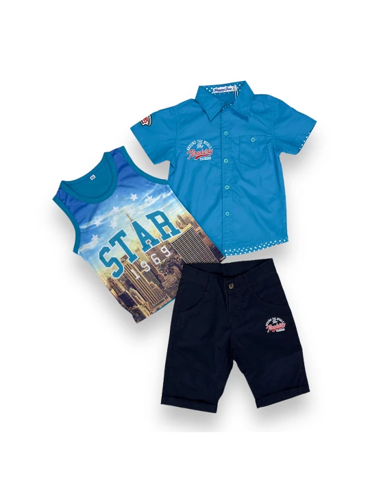 Детски летен комплект за момче Детски летен комплект за момче