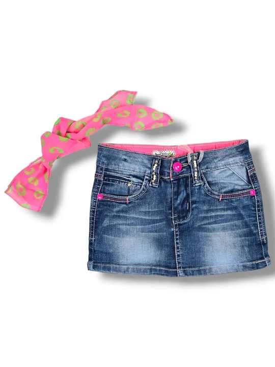 Детска дънкова пола за момиче