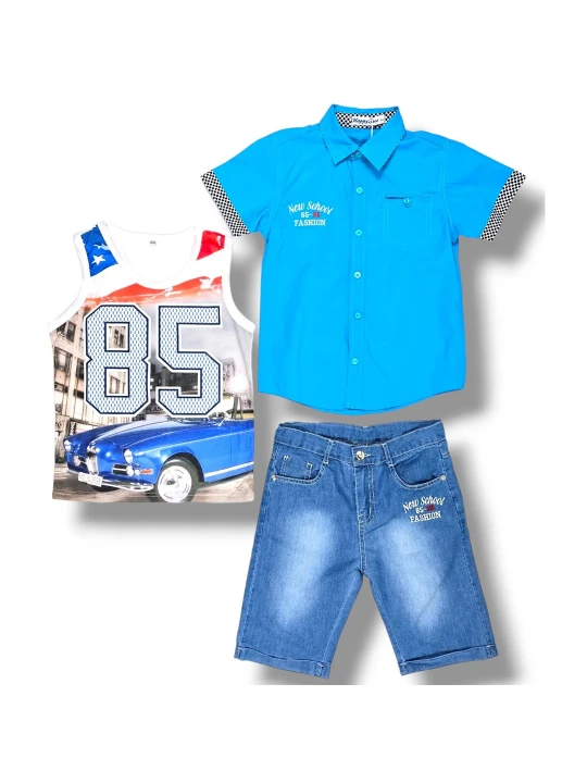 Детски летен комплект за момче Детски летен комплект за момче