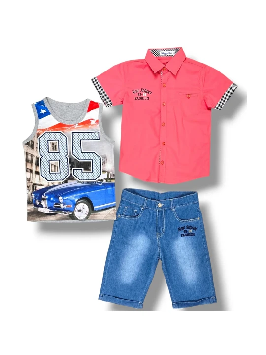 Детски летен комплект за момче Детски летен комплект за момче