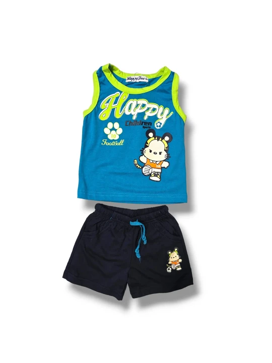 Бебешки летен комплект за момче Бебешки летен комплект за момче