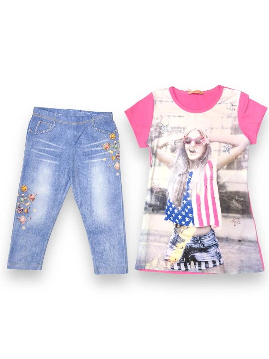 Детски летен комплект за момиче Детски летен комплект за момиче
