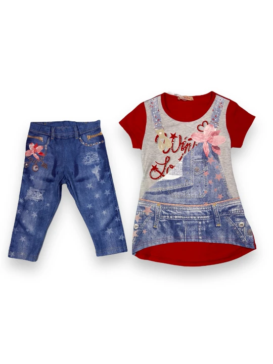 Детски летен комплект за момиче Детски летен комплект за момиче