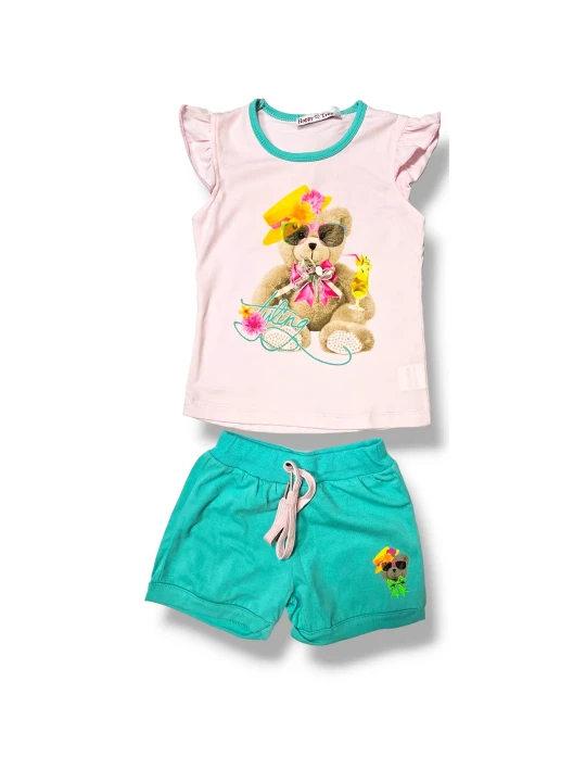 Бебешки летен комплект за момиче Бебешки летен комплект за момиче