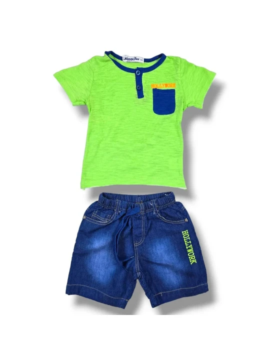 Бебешки летен комплект за момче Бебешки летен комплект за момче