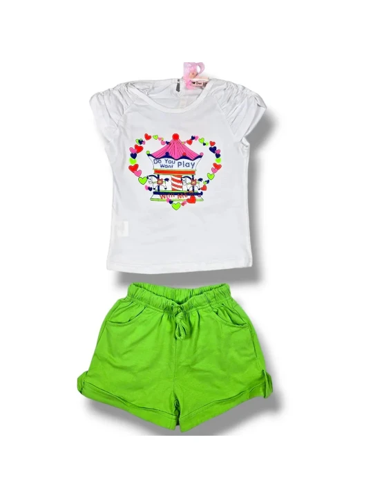 Бебешки летен комплект за момиче Бебешки летен комплект за момиче